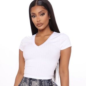 super cute white top